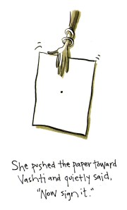 THE DOT - image of hand & paper