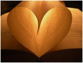 BookGiving - heart in pages