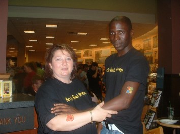 5-30 am fans at Clifton-body art